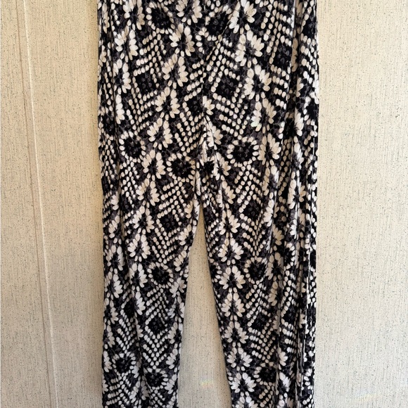 Susan Graver Soleil Knit Regular Printed Wide-Leg Pant XL NWOT - Picture 2 of 5